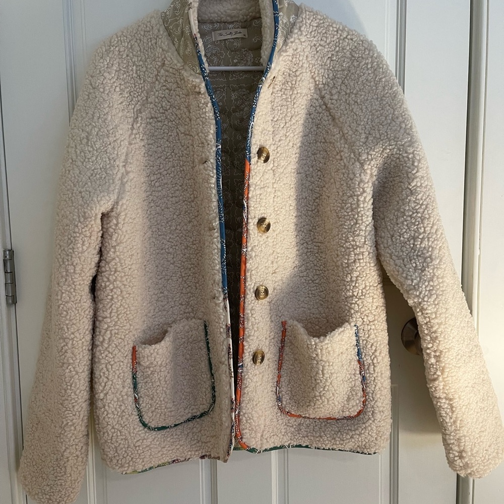 Shearling bandana Coat